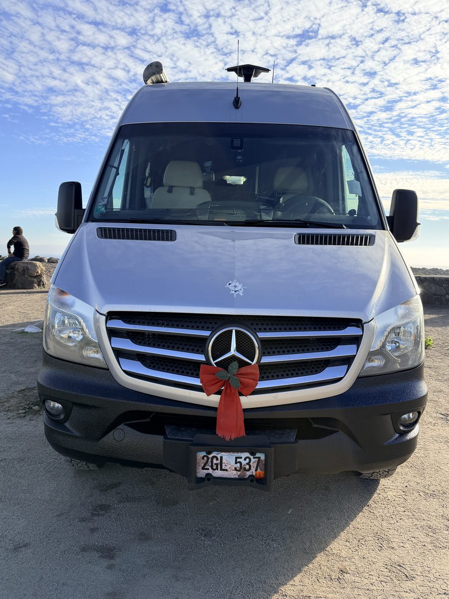 Codiwomple Winnebago ERA parked in the wilderness